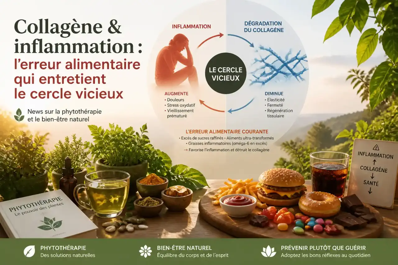 Collagène et inflammation : l'erreur alimentaire qui entretient le cercle vicieux